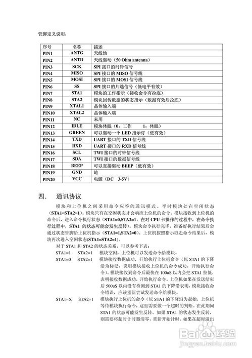 sl 13.56mod su 射頻卡讀寫模塊使用說(shuō)明書
